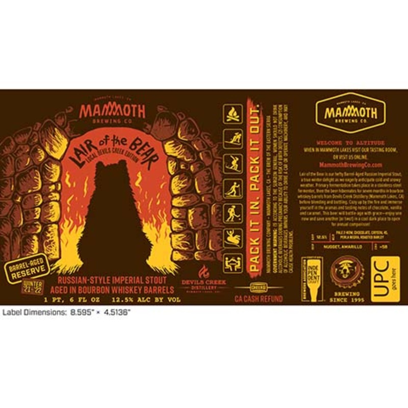 Mammoth Lair of the Bear Imperial Stout