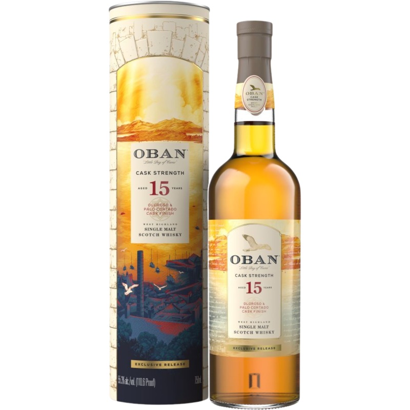 Oban Cask Strength Oloroso and Palo Cortado Cask 15 Year Old Single Malt Scotch Whisky