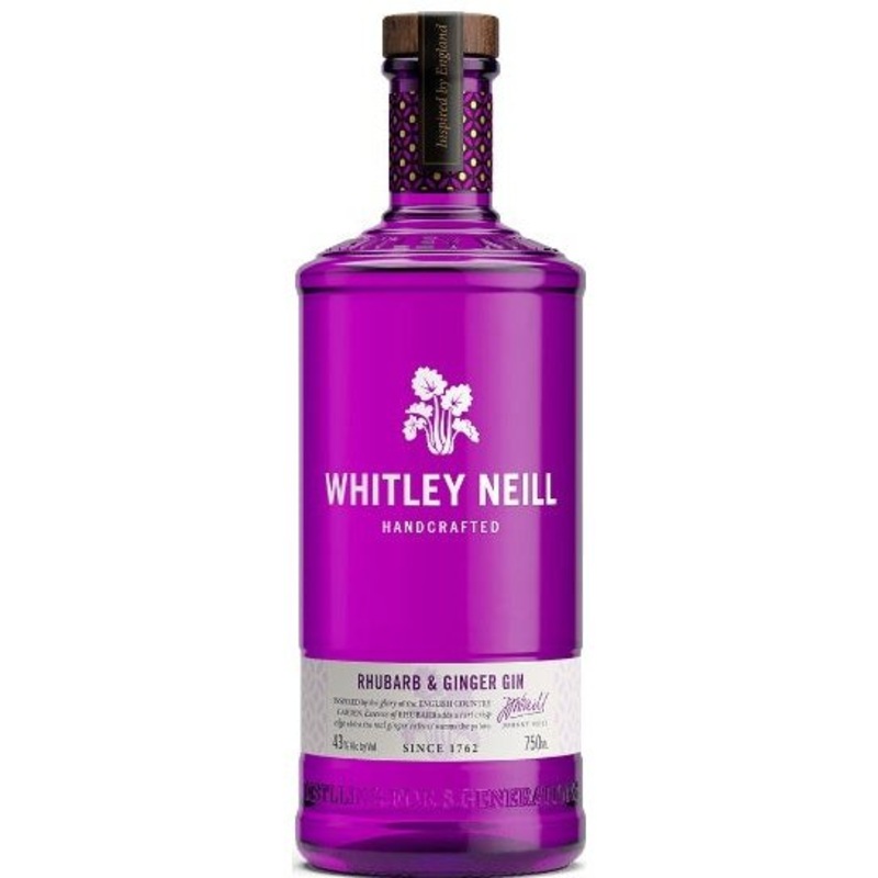 Whitley Neill Handcrafted Rhubarb & Ginger Gin 750ml