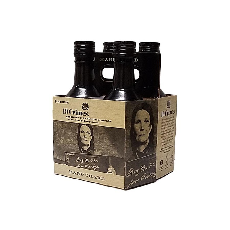 19 Crimes Hard Chardonnay 187ML 4 Pack