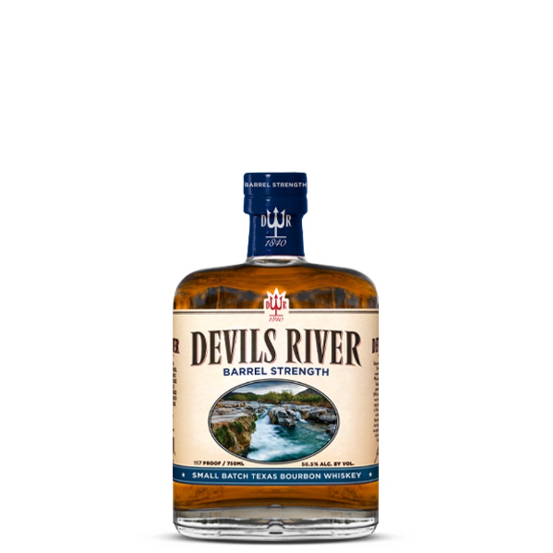 Devils River Barrel Strength Texas Bourbon Whiskey (1.75L)