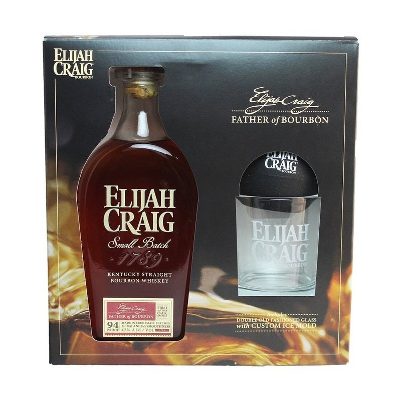 Elijah Craig Small Batch Kentucky Straight Bourbon Whiskey Gift Set