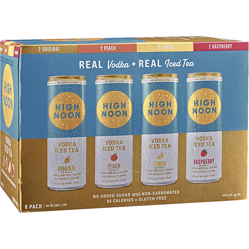 High Noon Vodka Iced Tea Variety Pack (1.42L)