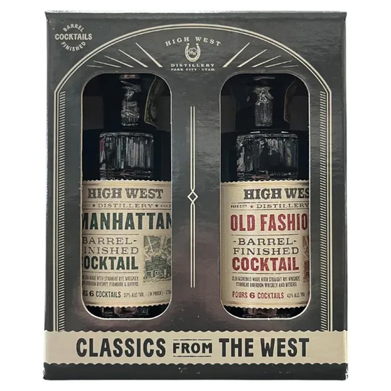 High West Barrel Finished Cocktails Gift Set
