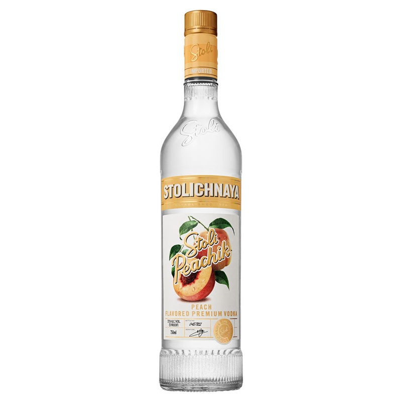 Stoli Peachik Vodka 750ml