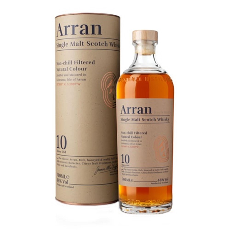 Arran 10 Year Old Single Malt Whisky 70cl