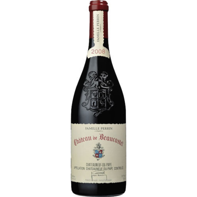 Perrin & Fils Chateau De Beaucastel Chateauneuf-Du-Pape Rouge 2008 750ml