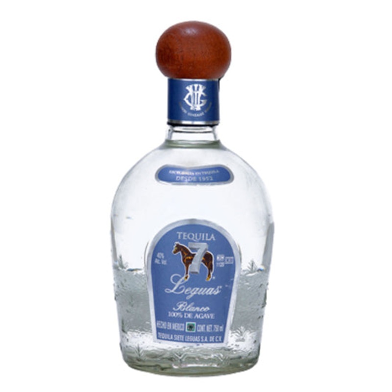 Siete 7 Leguas Blanco Tequila 750ml