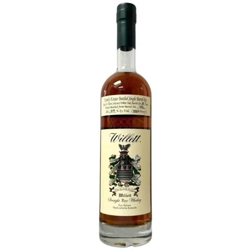Willett Family Estate 10 Year Single Barrel Rye #1515 “Decade Neat”