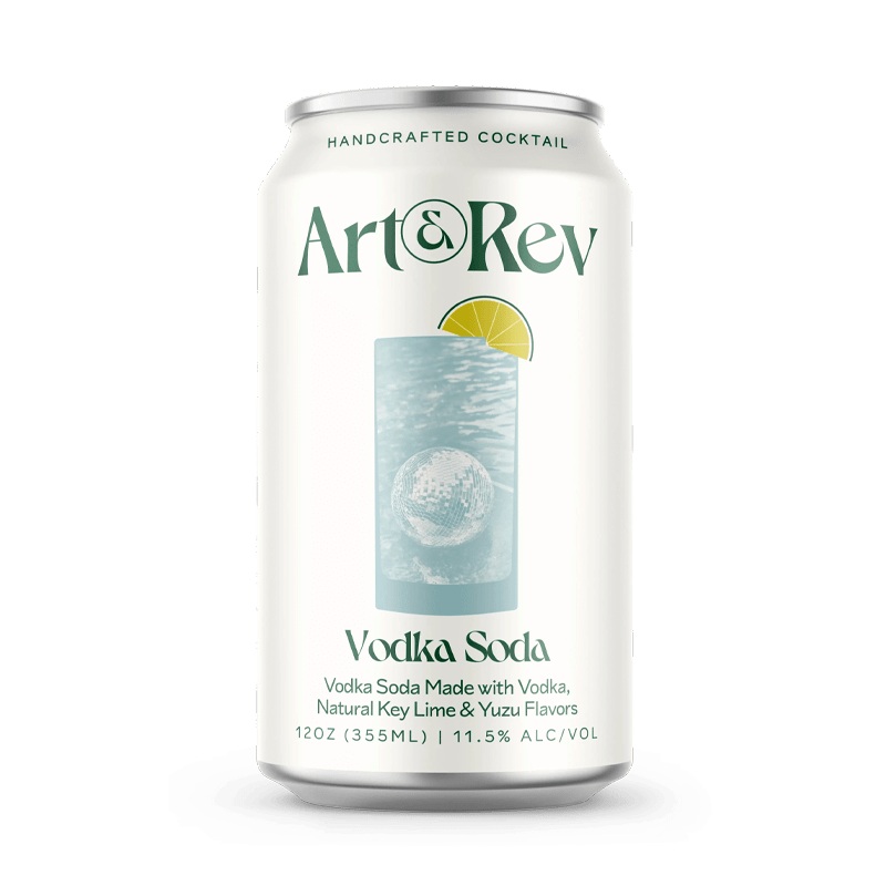 Art & Rev Vodka Soda Cocktail 4 Pack 12.oz