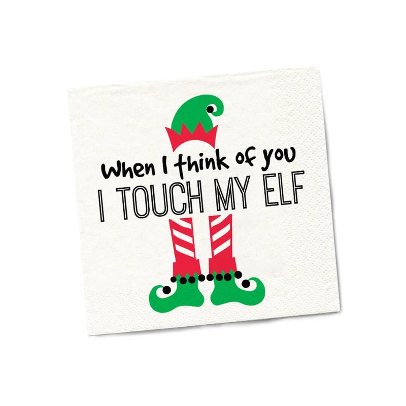 Touch My Elf | Christmas Napkins