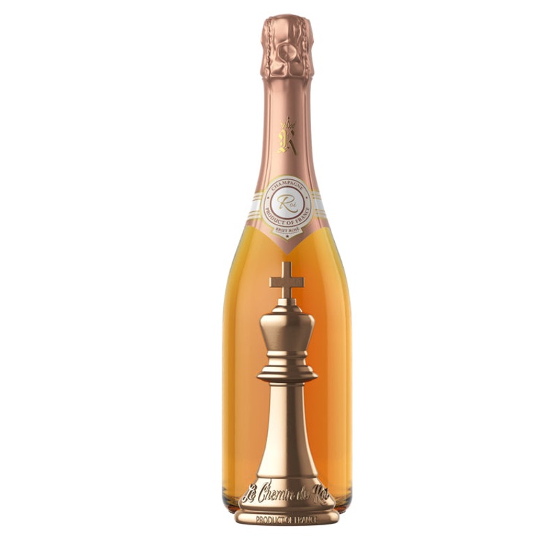 LE CHEMIN DU ROI CHAMPAGNE BRUT ROSE 750ML
