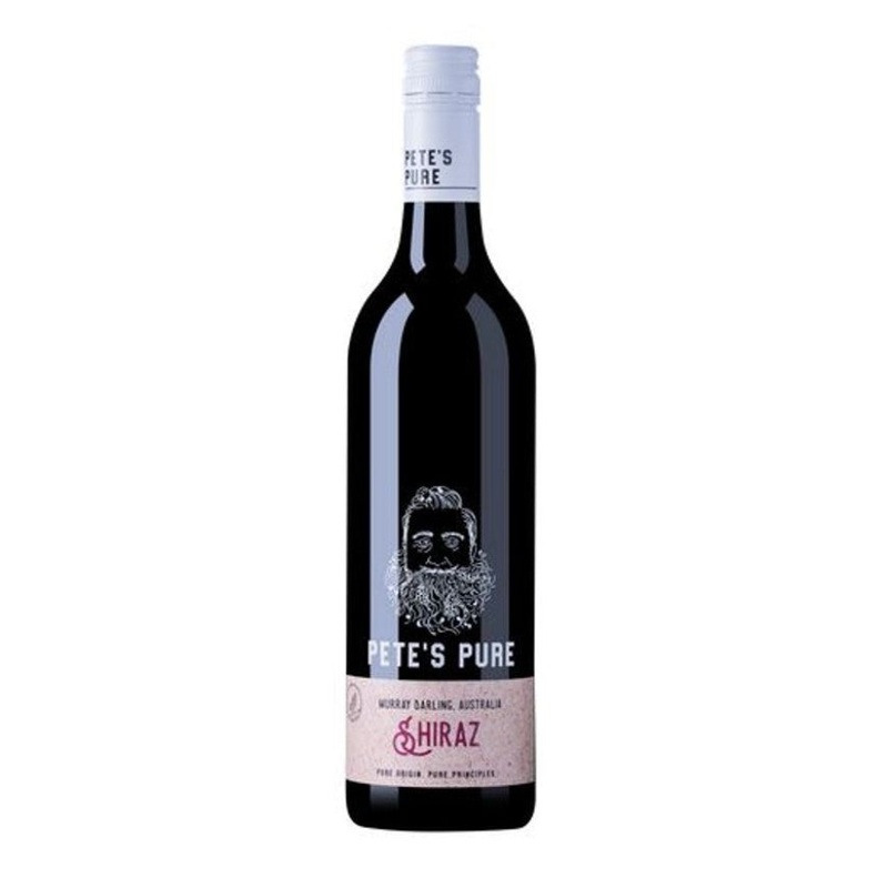 Pete’s Pure Shiraz Vegan Stamp 750ml