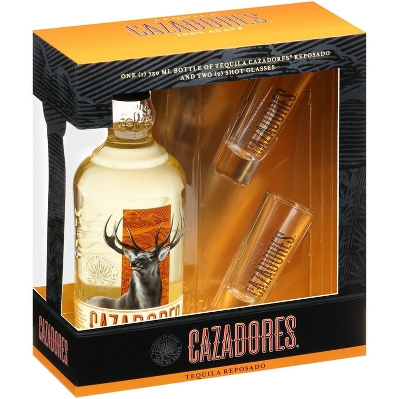 Cazadores Reposado Gift Set 2 Shot Glasses