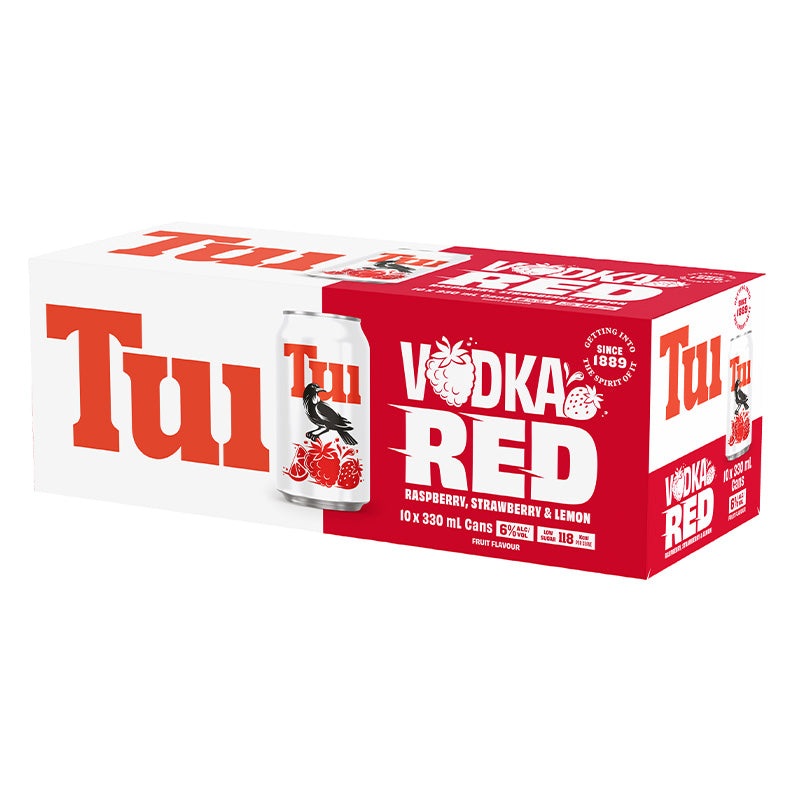 Tui Vodka Red 6% 330ml 10pks