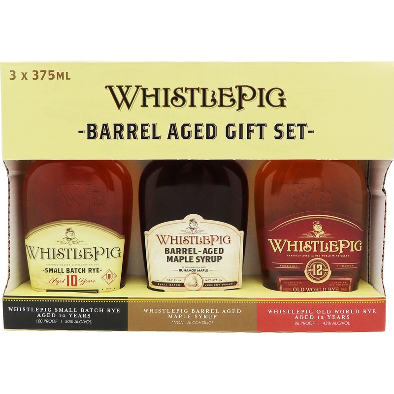 Whistlepig Barrel Aged GIft Set 3x375ml