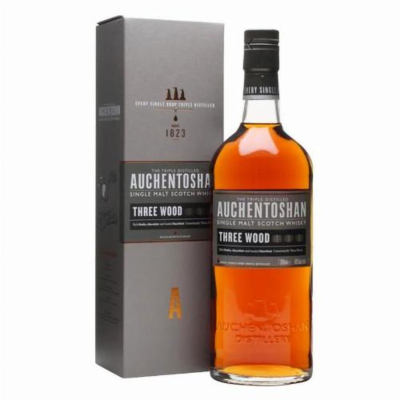 Auchentoshan Scotch Single Malt Three Wood 750ml