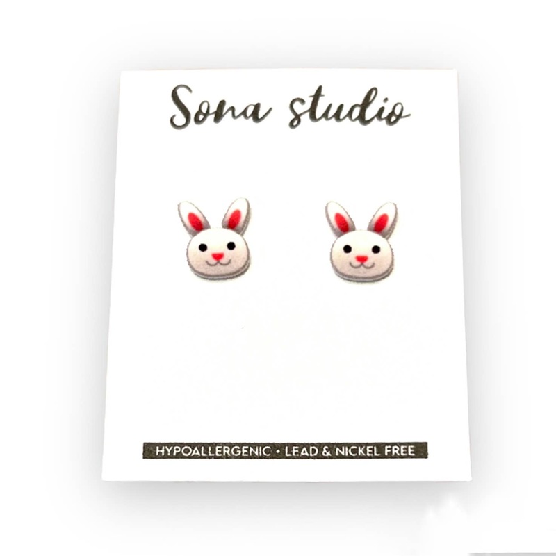 Sona Studio – Easter Bunny Earrings