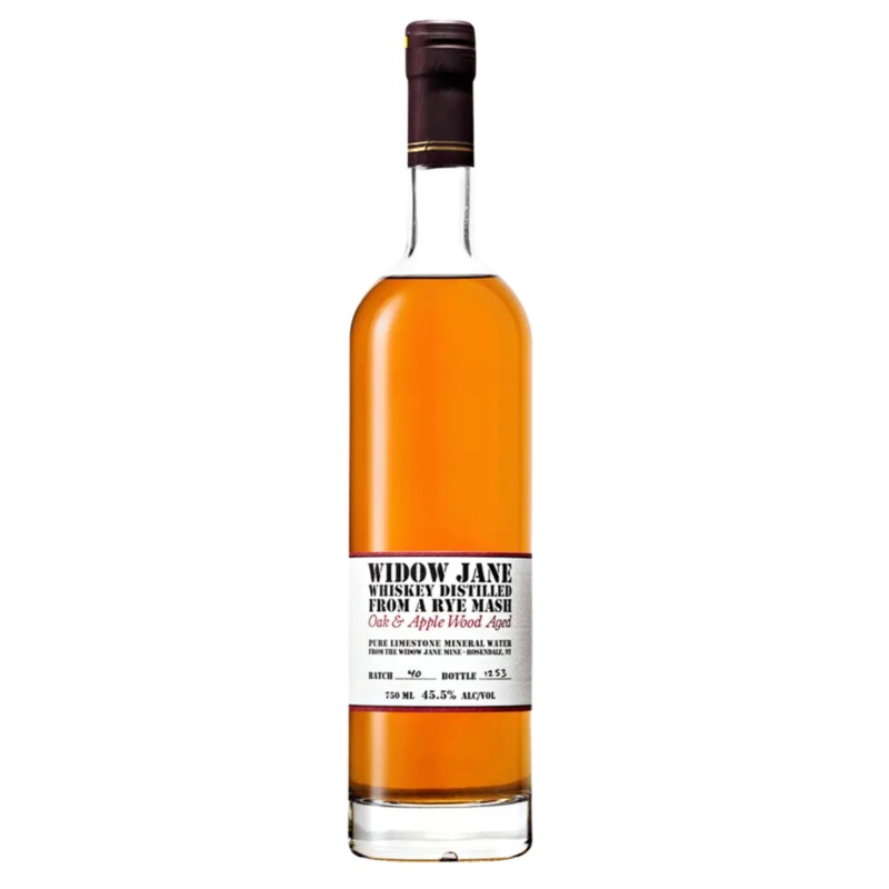 Widow Jane Oak & Applewood Aged Rye Mash Whiskey, New York, USA (750ml)