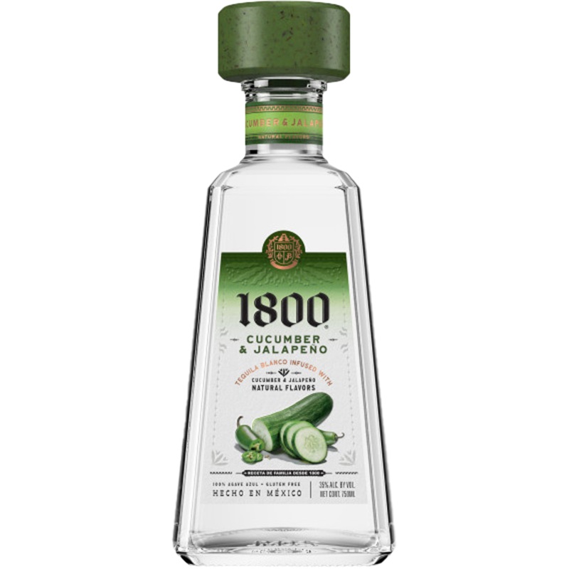 Casa Cuervo 1800 Cucumber – Jalapeno Tequila (1L)