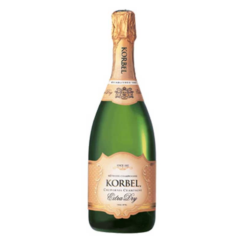 NV Korbel Cellars California Champagne Extra Dry, USA (750ml)