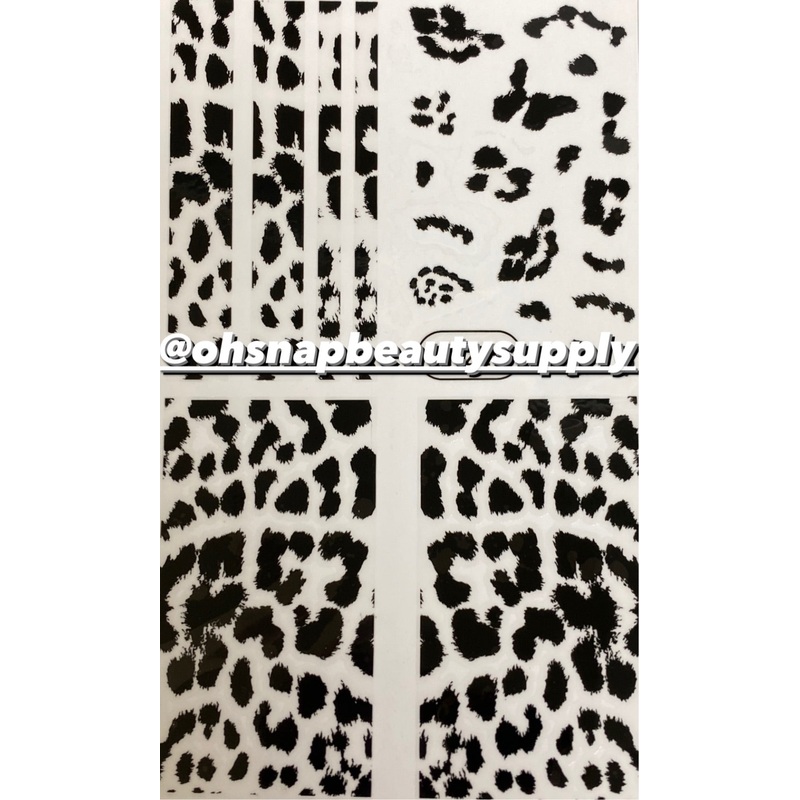 Black Animal Print  SP229 Sticker