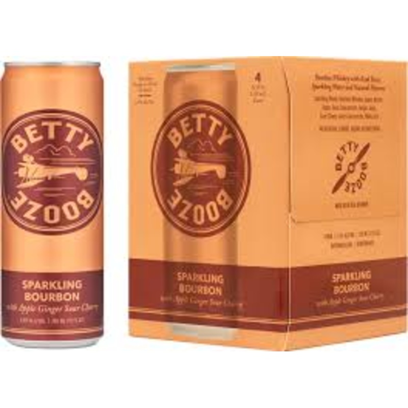 Betty Booze Sparkling Bourbon With Apple Ginger Sour Cherry | (4)*355ML