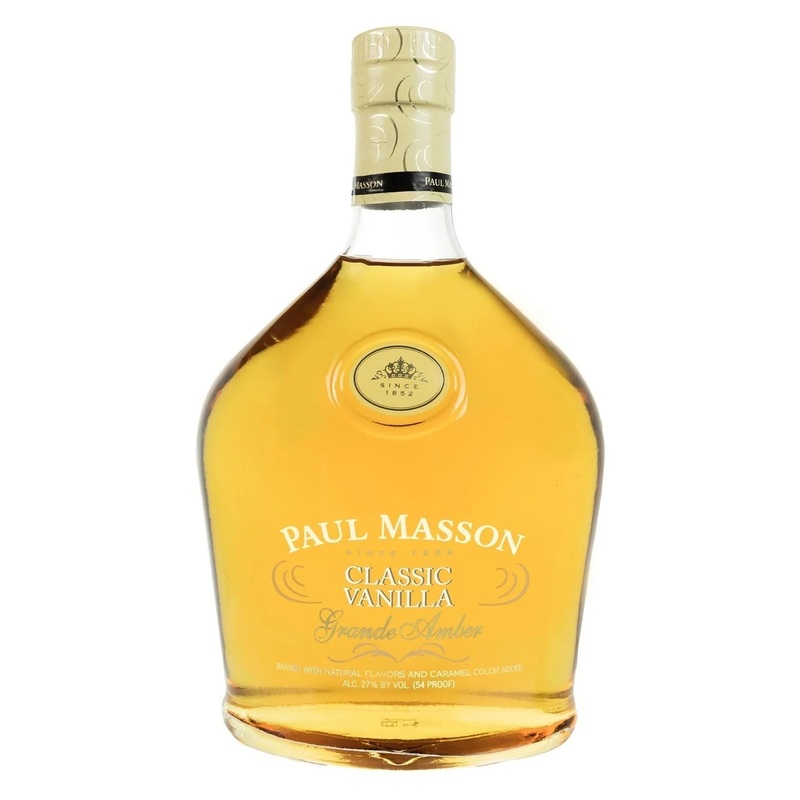 PAUL MASSON VANILLA FLAVORED BRANDY GRANDE AMBER CLASSIC 54 750ML