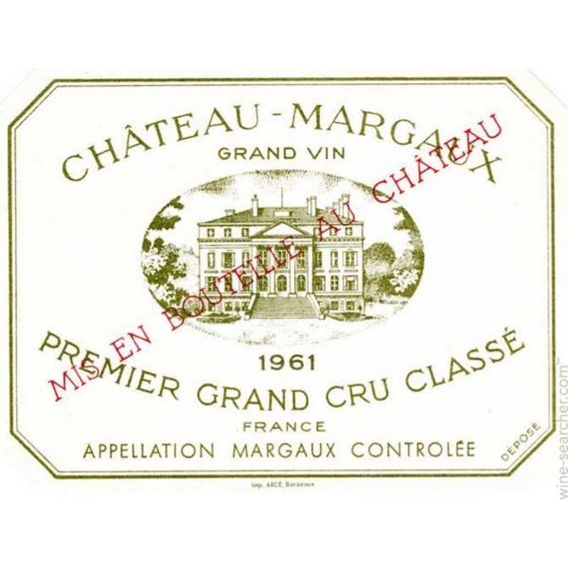 1961 Chateau Margaux, Margaux, France (750ml)