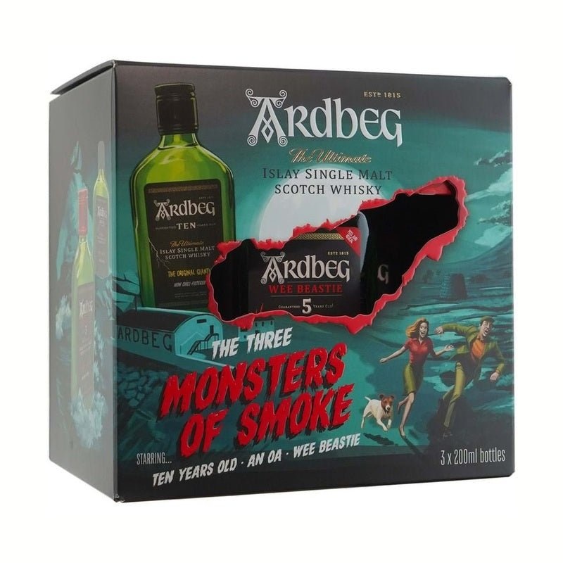 Ardbeg ‘The Three Monsters of Smoke’ Islay Single Malt Scotch Whisky 3-Pack Set
