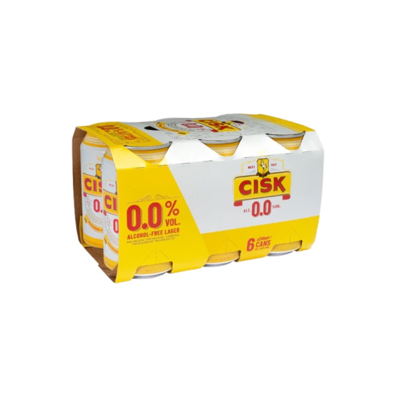 Cisk 0.0% Zero 33cl x 6 pack