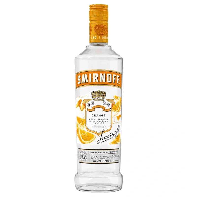 Smirnoff Orange Vodka 750mL