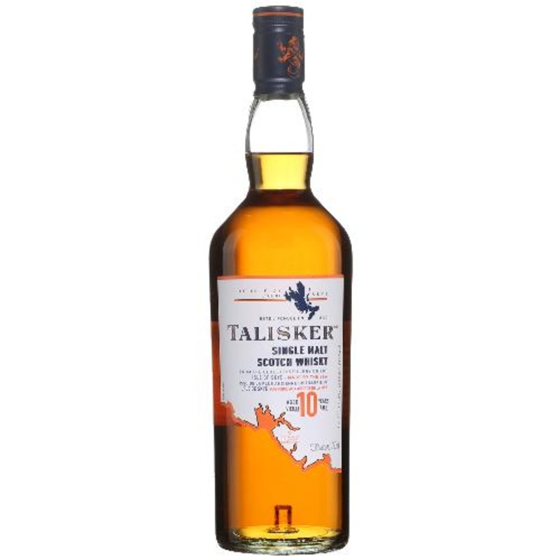 Talisker 10 Year Old Single Malt Scotch Isle of Skye 750ml