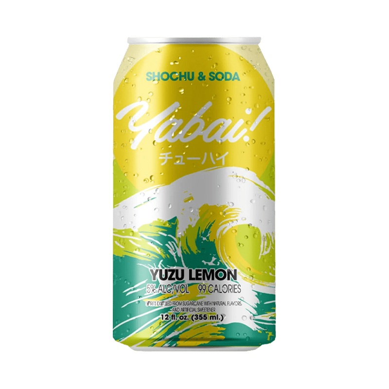 Yabai! Yuzu Lemon Shochu and Soda 12.oz 4 pack