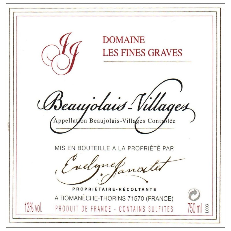 Janodet Beaujolais-Villages Domaine Les Fines Graves 2016