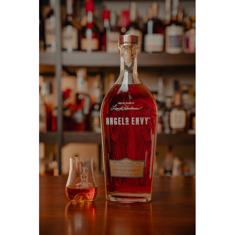 Angels Envy Single Barrel Bourbon Finished in Port Wine Barrels 110 proof – Selected by Seelbach’s