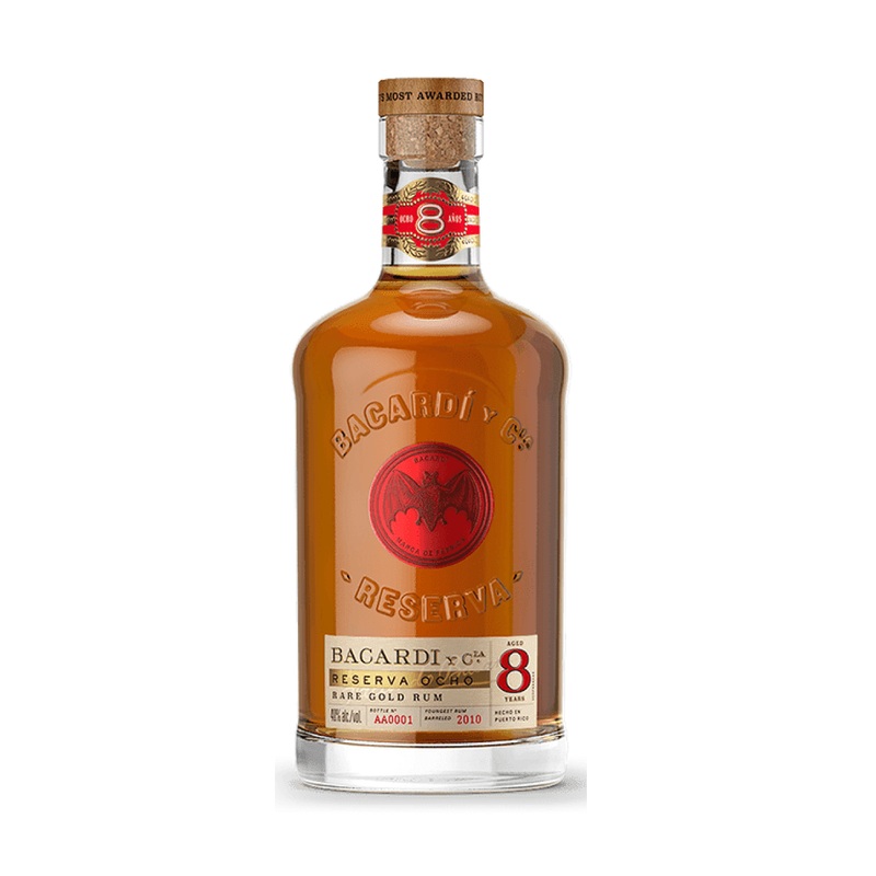 Bacard Reserva Ocho 8 Year Old Rare Gold Rum