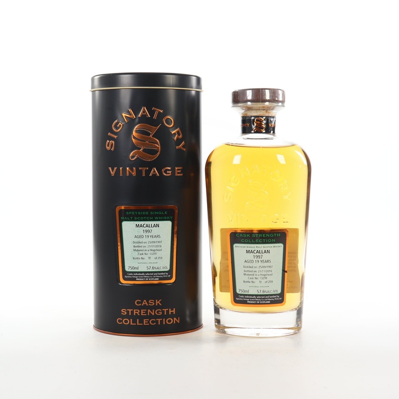 1997 Macallan Signatory Vintage The Un-Chillfiltered Collection 19 Years Old Single Malt Scotch Whisky 750ml