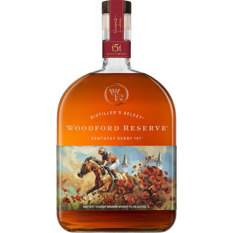 Woodford Reserve Kentucky Derby 151 Limited Edition Bourbon Whiskey (1L)