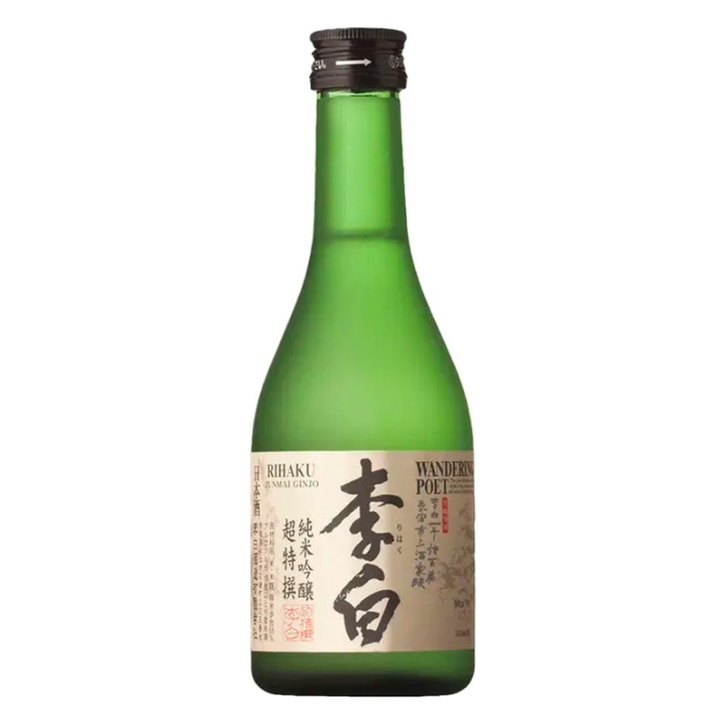 Rihaku Wandering Poet Junmai Ginjo Sake