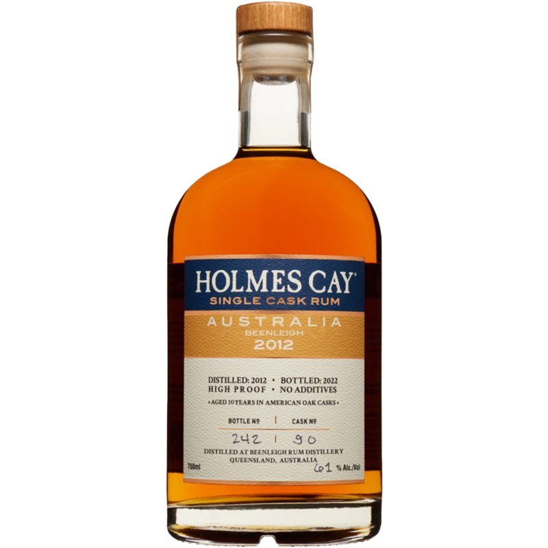 2012 Beenleigh 10 Year Old Holmes Cay Vintage Rum (700mL)