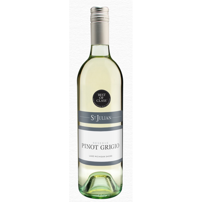 St. Julian Winery Reverse Pinot Grigio, Michigan, USA (750ml)
