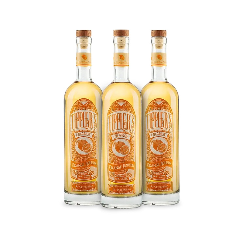 Tipplers Orange Liqueur (3) Bottle Bundle