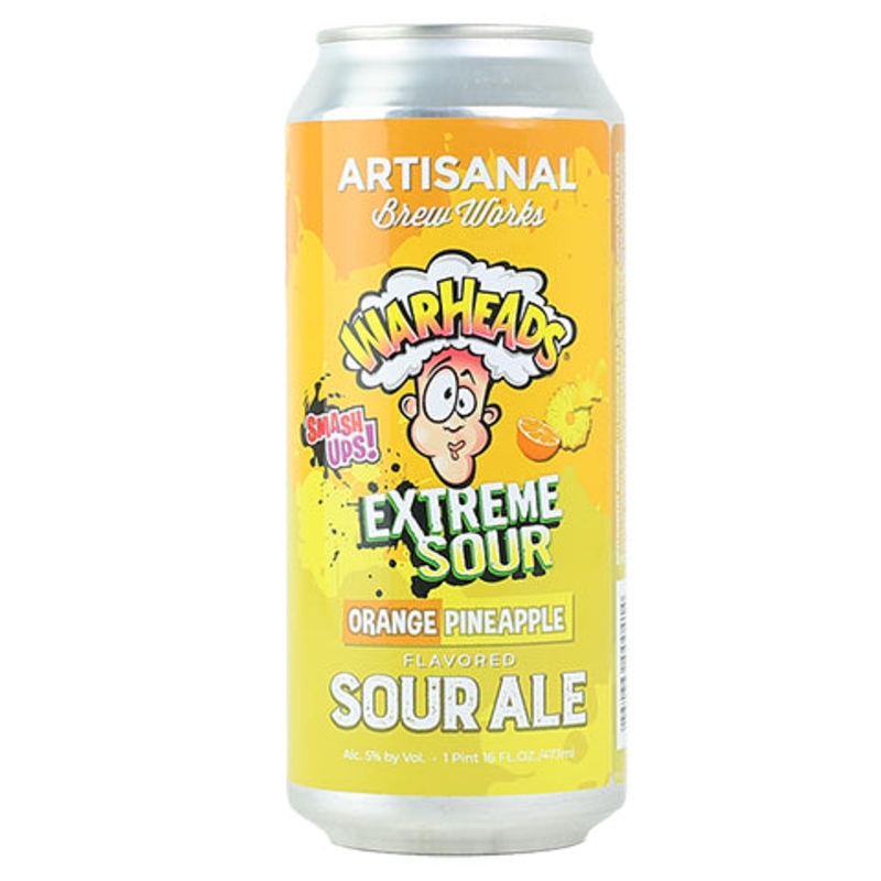 Artisanal Brew Works Warheads SmashUps Orange Pineapple Sour