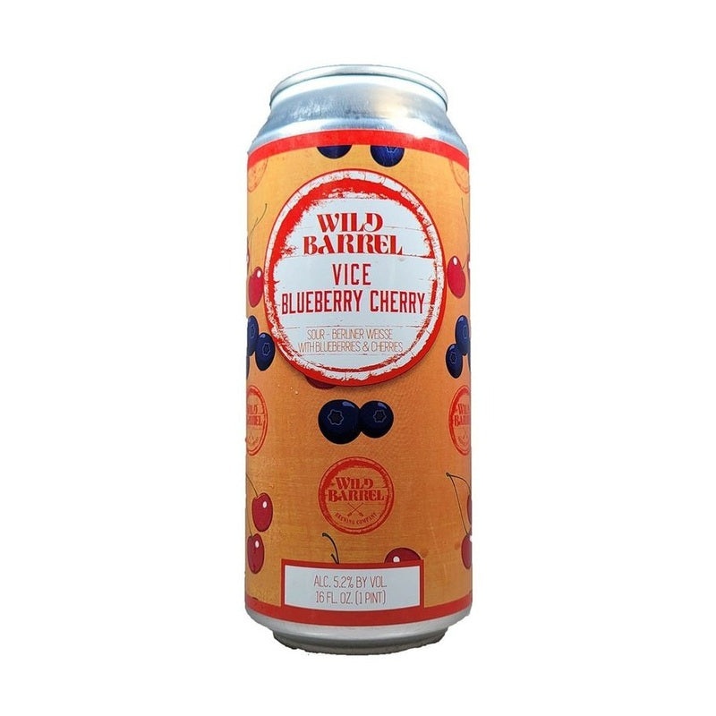 Wild Barrel Brewing ‘Vice Blueberry Cherry’ Sour Ale Beer 4-Pack