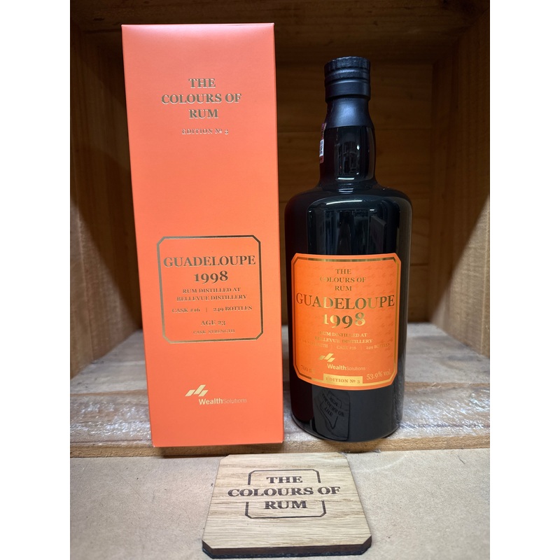 Bellevue 23 Year Old 1998 Guadeloupe Edition No. 3 – The Colours of Rum (Wealth Solutions) Rum 700ml