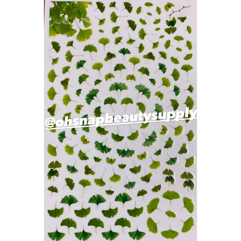 * GREEEN  FLOWER F754 Sticker