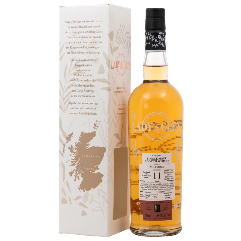 Aultmore 2013 11 Year Old Single Cask #300445 Rum Finish Single Malt Scotch Whisky | 700ML