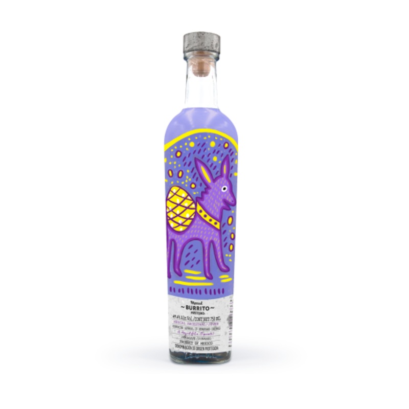Mexcal Burrito Fiestero Tepemete Mezcal Joven 750ml