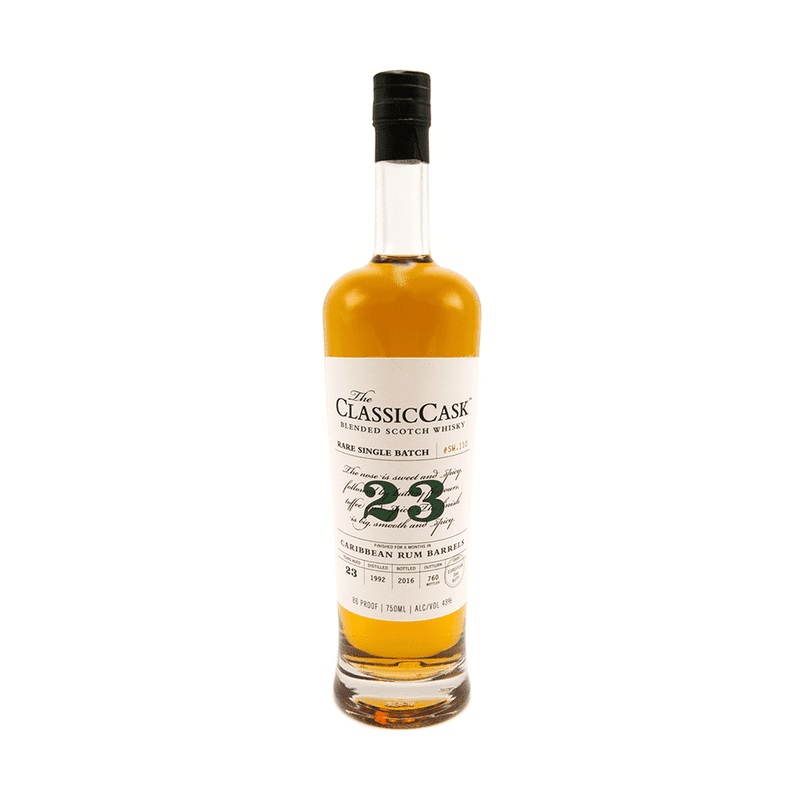 The Classic Cask 23 Year Old Rare Single Batch Caribbean Rum Barrels Blended Scotch Whisky
